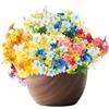 Aicerous 6 Pcs Fiori Finti di Margherita Artificiale, Fiori Artificiali da Balcone, Fiori Finti per Decorazioni in Plastica, per Interni ed Esterni, Matrimonio, Cimitero