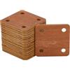 BENECREAT Carta per Quadrato, Schede Telaio 5x5cm 4-fori, Strumenti e Forniture per Tessitura, per Tessitura A Tavoletta, Foro: 6mm