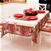 PETTI Artigiani Italiani - Tovaglia Natalizia Antimacchia Rettangolare Copritavolo Natalizio Cucina Disegno Renna Beige X18 Posti (140x360 cm) 100% Made in Italy