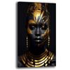 Printerland Quadro Moderno Donna Arte Africana Quadri moderni soggiorno da Parete XXL grande Stampa su tela Canvas Decorazione Murale muro Arredo Camera da letto Cucina (8, 50x100 cm)