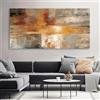 AEXOIO Grande dipinto retrò su tela astratta senza cornice per soggiorno, camera da letto, corridoio, grande quadro su tela 70x160cm/28x63in