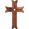 Ajuny Croce da Parete in Legno Fatta a Mano per Chiesa e Casa 15x10 Pollici | Decorazione Religiosa da Appendere in Ufficio o Spazio di Preghiera Raffinata Idea Regalo Spirituale per Occasioni Speciali