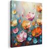 MuchoWow© Quadro Moderno Soggiorno Decorazioni Da Parete Quadri Su Tela Da | 30x40 cm - Salotto Grandi Foto Con Cornice Stampe Su Tela Camera Da LettoPapaveri - Fiori - Arte - Botanica