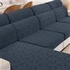Ystyle Copricuscini Divano Elasticizzato, Copridivano Cuscini Separati, Copri Seduta Divano Antigraffio, Sofa Seat Cover, Coprisedile Divano, Copridivano Seduta (Grande 1 Posto, Grigio Scuro)