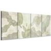 murando - Set di Quadri Moderni, Foglie Astratto Botanico Boho 160x60cm | (4 pz. 40x60 cm ognuno), Quadro Moderno, Murale Arte, Stampe da Parete, Resistenti Allo Sbiadimento, Produzione Europea