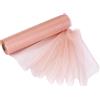 Trimming Shop Rotolo di tessuto trasparente in organza, 29 cm x 25 m, color pesca, elegante panno decorativo per matrimoni, sedie, runner da tavola, bomboniere, forniture per nastri, accenti per abiti e borse