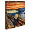 Wallazz Quadri Moderni Soggiorno Riproduzione Quadri famosi su tela - 100% Made in Italy - Munch L'Urlo - Quadro Camera da Letto - Qualità Artigianale - 50x70cm