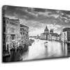 GP TONER Quadro su tela Venezia bianco e nero 70X50 cm