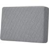 Ystyle Copriseduta Divano Elasticizzato (2 Posti, Grigio Chiaro) | Universale Copricuscini Per Divani, Tessuto Elasticizzato Geometrico, Protezione Antigraffio, Antiscivolo, Lavabile