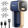 WiredLux Levapelucchi Elettrico WiredLux - Levapelucchi Ricaricabile per Vestiti e Mobili - Luce LED, 3 Velocità Regolabili, Spazzola a 6 Lame, Ricarica USB - Togli Pelucchi con Doppia Protezione