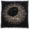 INDIAN CONSIGNERS Sole Luna Stella Tovaglia d'altare Stregoneria Stregoneria Tovaglia Alter Sacra Copritavolo Spirituale Sillabare Strega Diffusione dei Tarocchi24