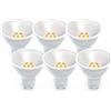 Auting GU10 LED Lampadine 5W 3000K 850LM 6 Pezzi | Sostituisce alogene 70W-80W con riflettore spot angolo 120° per illuminazione domestica non dimmerabile