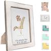 ZFKXGS Cornice Foto 9x14 cm Cornice Portafoto Legno Vintage Bianco Cornici Foto da Tavolo Portafoto da Parete Retro in Difficoltà Photo Frame Piccola Decorazione Fotografica di Matrimonio Cartolina