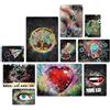 Giallobus - Set 10 quadri Multi pannello - Street Art 3 - Legno Mdf - - 2 x 42x29,7cm - 4 x 29,7x21cm - 4 x 21x14,85cm - - Pronti da appendere - Quadri moderni per la casa