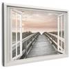 MuchoWow© Quadro Su Tela Grandi Dimensioni Quadri Moderni Soggiorno Stampa | 120x80 cm - Di Foto Decorazione Camera Letto Da Parete Con CorniceVista - Spiaggia - Mare - Tramonto