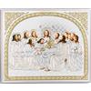 NKlaus - L'Ultima Cena - Icona in legno 15x18 cm cristiana ortodossa - Iconografia 16558