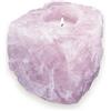 British Fossils Quarzo Rosa Portalumino Con Candela