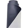 A-Express Strutturato Tessuto Ecopelle Materiale Granulato Morbida Finta pelle Vinile Materiale - Blu Navy Mezzo Metro (50cm x 140cm)