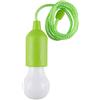 Junerain Lampadina a LED con cavo di tiraggio, lampadina a LED colorata a forma di lampadina a LED a batteria, luce notturna portatile for feste, matrimoni, festival, campeggio, cameretta dei bambini