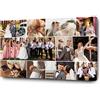 GP TONER Tela personalizzata Collage fotografico Tela personalizzata con la tua foto orizzontale Tela stampata su telaio Tele decorative formato 30x20 cm