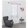 SIMPVALE Tenda a Pacchetto Blu Chiaro 80 x 120cm 1 Pezzo per Cucina | Tende per Interni Leggere ed Eleganti, Tende Semitrasparenti con Protezione della Privacy per Camera da Letto e Salotto