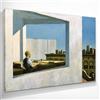 CheQuadro! Ufficio in una piccola città Office in a Small City Edward Hopper, quadro grande stampa su tela di alta qualità, fine art, intelaiato pronto da appendere bsa35-130x90 cm