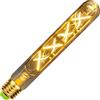 TIANFAN Lampadine a Led Lampadina Vintage T28 Provetta 4W Zigzag Led Filament 185mm Dimmerabile 220 / 240V E27 Lampadina Edison Lampadina Decorativa Dorata