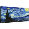 canvashop Quadro Van Gogh Notte Stellata 60X30 Cm Stampa Su Tela | Canvas, Quadri Moderni, Soggiorno, Arredo Casa Camera Da Letto, Arte