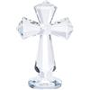 PH PandaHall 15cm Croce di Cristallo Intagliata a Mano Decorazione Figurine Trasparenti Croce di Cristallo in Piedi per Casa Ufficio Scrivania Regali di Pasqua