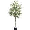 Fairblo Olivo Artificiale Piante Finte da Esterno Grandi Alte 180 cm Olivo Pianta Albero di Ulivo Artificiale per Casa Giardino Balcone Ufficio e Decorazioni Interne ed Esterne