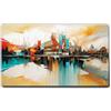 Giallobus - Quadro - 41 - Roma - Tela Canvas Telaio Standard - 70x40 - Pronto da appendere - Quadri moderni per la casa
