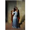 HOPHEMA Francesco Hayez Il Bacio Poster Stampa Arte da Parete Tela Pittura Estetica Camera Camera Decorazione Immagine (20x30cm-Senza Cornice)