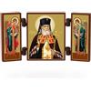 NKlaus - San Luca di Simferopol - icona cristiana - trittico itinerante in legno 36155
