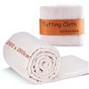 BESGEER 203x203 cm tela per tappeti tufting per tufting e punch needle | Tufting cloth con linee marcate, 65% poliestere e 35% cotone, Morbida e resistente