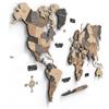 Giallobus - Planisfero in Legno - Mappa del Mondo 3D - Legno MDF - 161L x 94l cm - 15 - RAW - Decorazione Parete - Legno MDF Multilivello - Soggiorno Ufficio Camera