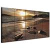 murando - Quadri Moderni per Soggiorno Grandi, Mare, 100x40 cm | Chiodi Inclusi, 5 Pezzi, Quadro Moderno, Componibili, Decorazione da Parete, Resistenti Allo Sbiadimento, Produzione Europea