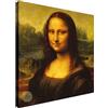 Wallazz Quadri Moderni Soggiorno Riproduzione Quadri famosi su tela - 100% Made in Italy - Leonardo Da Vinci La Gioconda Mona Lisa - Quadro Camera da Letto - Qualità Artigianale - 50x70cm