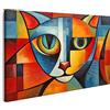islandburner Quadro su tela Gatto astratto stile pittura Pablo Picasso Pet Art JBZJ Quadri Stampe Immagini Murale Decorazione da parete
