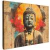 MuchoWow© Quadri Moderni Camera Da Letto Foto Quadro Con Cornice | 70x50 cm - Decorazioni Parete Soggiorno Stampa Su Tela Moderna Casa Salotto Poster Buddha - Graffiti - Strada - Statua