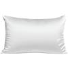Inphysio Federa Seta di Gelso Naturale 22mm - Ipoallergenica - Morbida e Traspirante - Idrata la Pelle - Pelo Liscio - Antirughe - Certificato Oeko-TEX - 50x70cm - Bianco