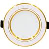EMFYL lampadine 10pcs / Lot LED Downlight 5W 9W 12W 15w 18w da Incasso Rotondo LED Lampada da soffitto a LED AC 220V-240 V Illuminazione da Interno Bianco Caldo Bianco Freddo Bianco (Colore : Cold Wh