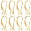 SUNNYCLUE 1 scatola Da 40 pezzi di Veri Fili per Orecchini Placcati In Oro 24K Ganci per Orecchini In Ottone Ganci per Orecchini In Stile Francese Larghi Accessori Sfusi per La Creazione di Gioielli A