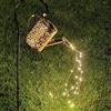 BEPER P207ILO002 Lampada Solare Decorativa per Giardini e Terrazze, Illuminazione a Cascata con 36 Mini-Luci LED, Asta da 80 cm con Picchetto Doppio, Antiruggine, Ricaricabile, IP44