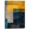 Printerland Quadro Astratto su tela Moderno Soggiorno Industrial Quadri moderni Astratti pronto da appendere XXL grande Stampa Canvas Decorazione Arredo casa (7, 50x70 cm, Canvas intelaiato)