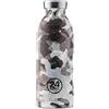 24Bottles Clima Bottle - Borraccia Termica 500 ml Acciaio Inox, Bottiglia Termica Thermos 100% Ermetico (12h Hot 24h Cold) dal Design Italiano, Borracce Termiche Ecologiche, Water Bottle Camo Grey