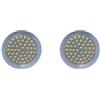 WELSUN Lampadine LED MR16 da 24 V da 5 W, equivalenti a lampadine alogene da 50 W, 400-450 lm 5 W, AC/DC24-60 V, angolo di diffusione 120°, non dimmerabile, illuminazione da incasso [confezione da 2]