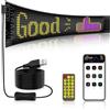 NEWFUN Insegna luminosa led programmabile, Display LED da 59.5 x 12 cm, 5 V / 2 A Pannello RGB Bluetooth Smart Apps