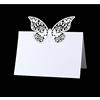 GIVBRO Tabella segnaposto farfalla vuota tenda carta nome tavolo carte per decorazione del partito incontrare forniture di nozze bianco, 50 pezzi