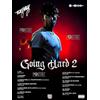 Generico Tony Boy Album Going Hard 2 Poster, Trap/Rap Italiano, Hip Hop, Icone, Decorazioni, Stampa (SENZA CORNICE 2)