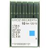 Groz-Beckert Confezione da 10 aghi da cucito, per sistema DBx1 con pistone rotondo e punta arrotondata, per macchine da cucire industriali, Nm. 120/19